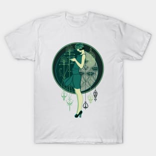 Art Deco Lady T-Shirt